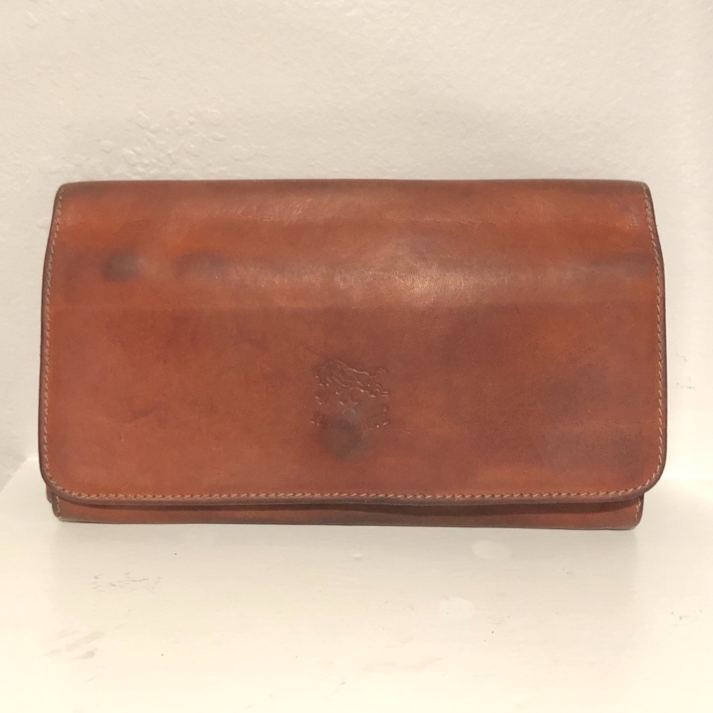 IL BISONTE Vintage Leather Wallet